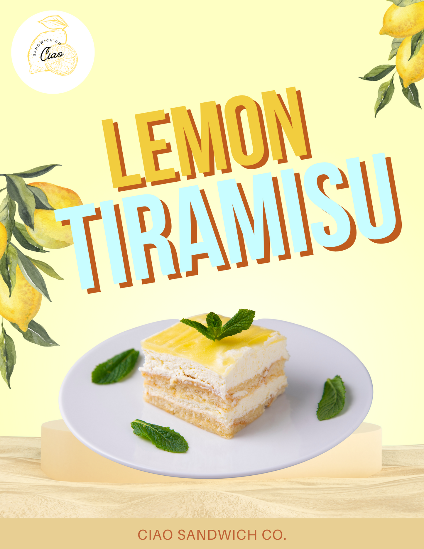 Gluten Free Lemoncello Tiramisu